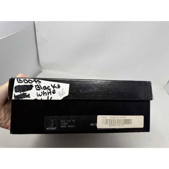 Giuseppe black leather ankle boots 36.5 6.5 - Picture 2 of 6